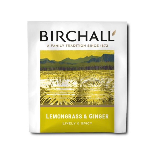 Birchall Lemongrass & Ginger Tagged & Envelope Tea