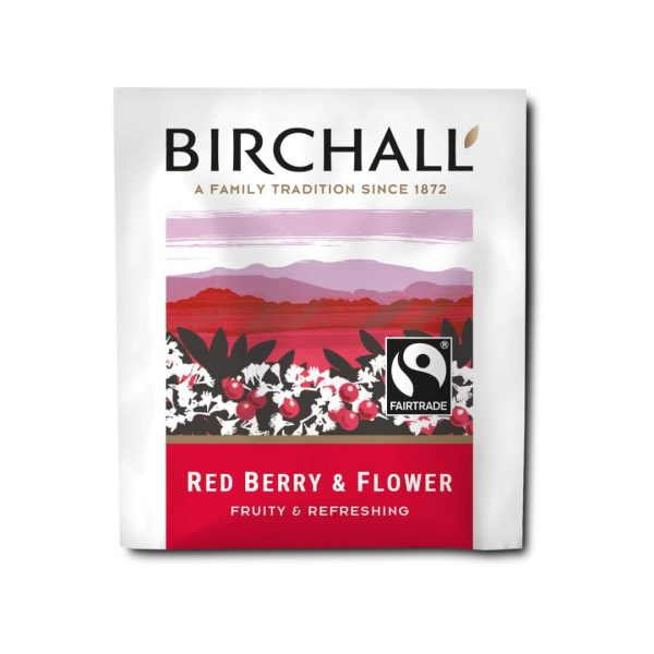 Birchall Red Berry & Flower Tagged & Envelope Tea