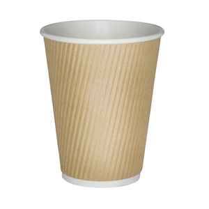Kraft Ripple Wall paper Cups