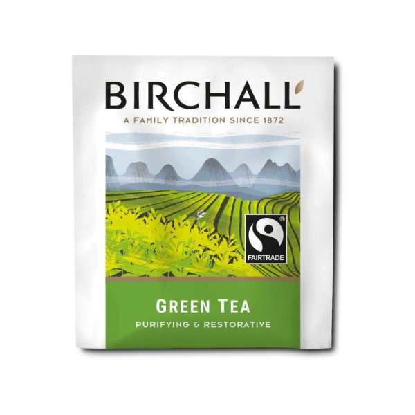 Birchall Green Tea Tagged & Envelope