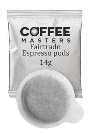 Fairtrade Espresso Coffee Pods 100 x 14g