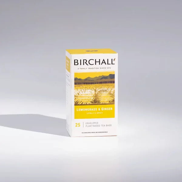 Birchall Lemongrass & Ginger Tagged & Envelope Tea