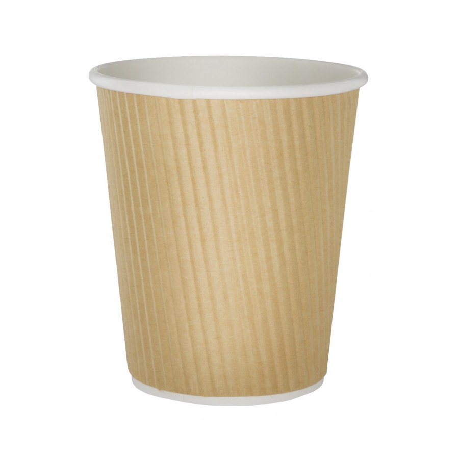 Kraft Ripple Wall paper Cups