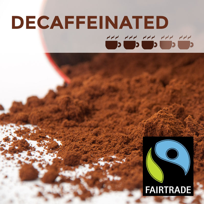 Fairtrade Decaffeinated Cafetiere Coffee - 100 Sachets x 15g (medium)